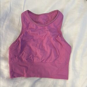 Pink lulu lemon workout tank